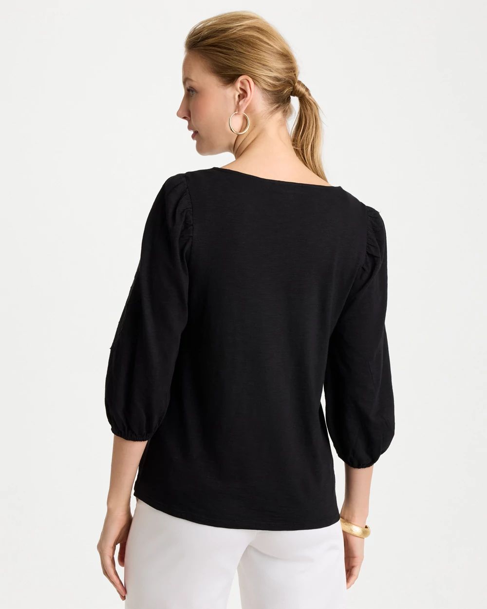 Etched Flora Balloon Top | Chico's